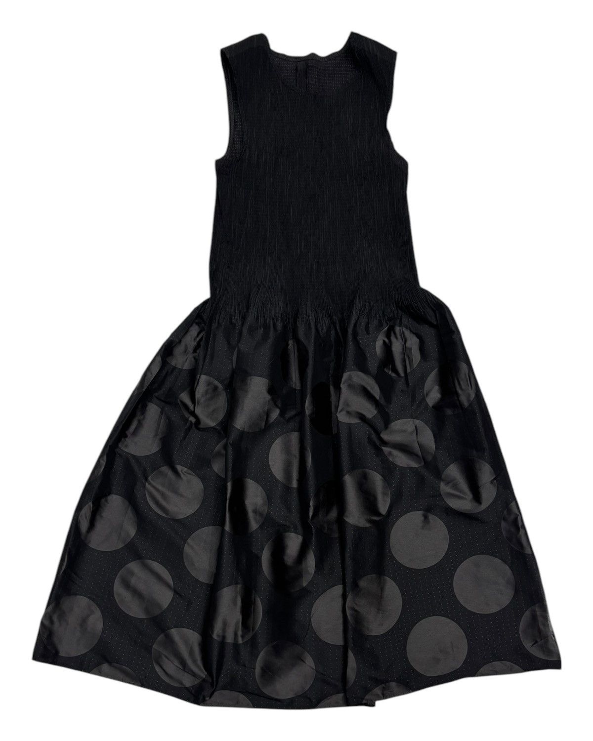 Hiroko Koshino Homme × Japanese Brand × Pleats Please Issey Miyake Pleated Please Sleeveless Dress Polka Dot Hiroko Koshino Size XS / US 0-2 / IT 36-38 - 7 Thumbnail