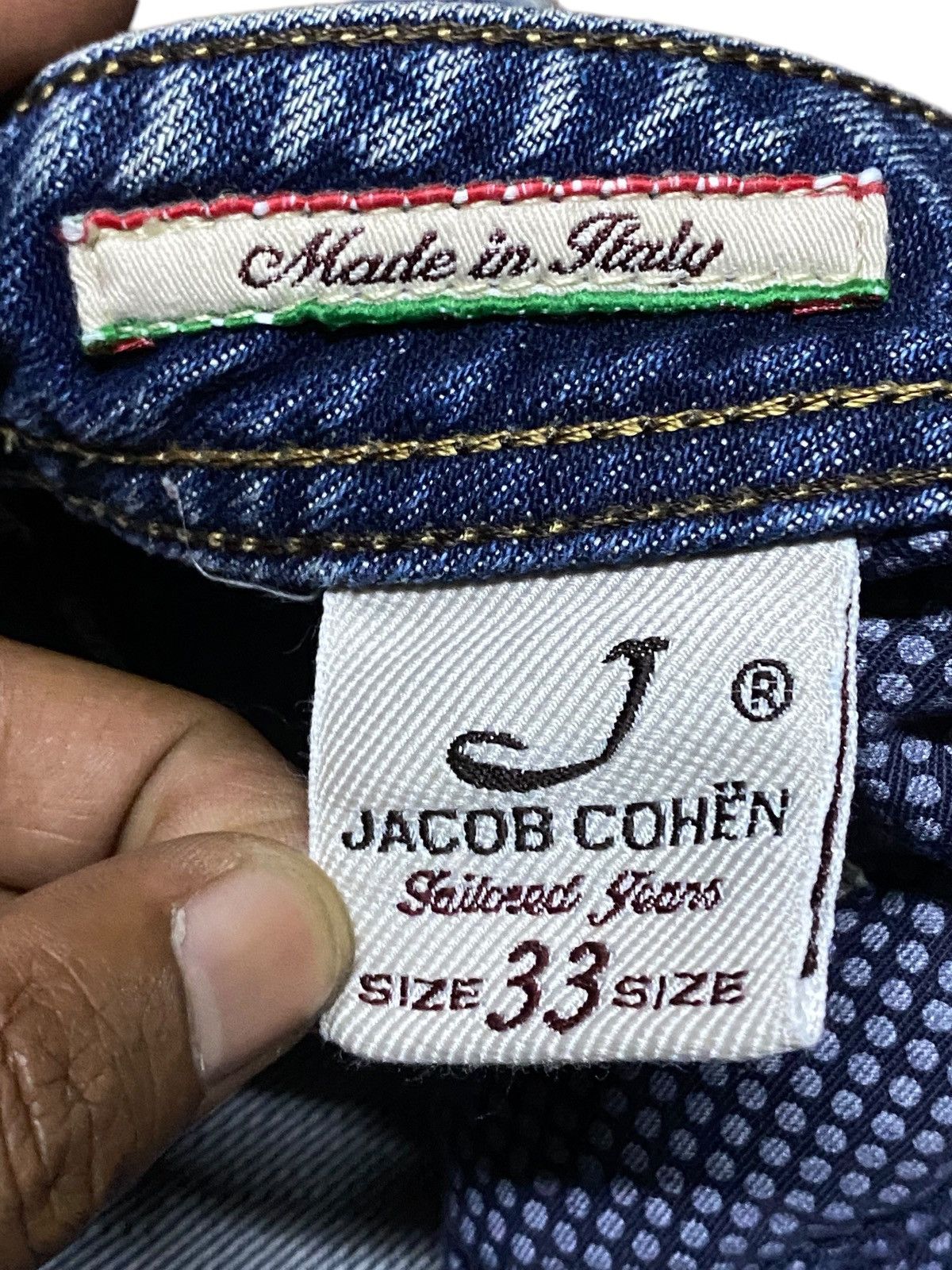 Jacob Cohen Rare Jacob Cohen Limited Edition Black Selvedge Denim Jeans Size US 33 - 16 Thumbnail