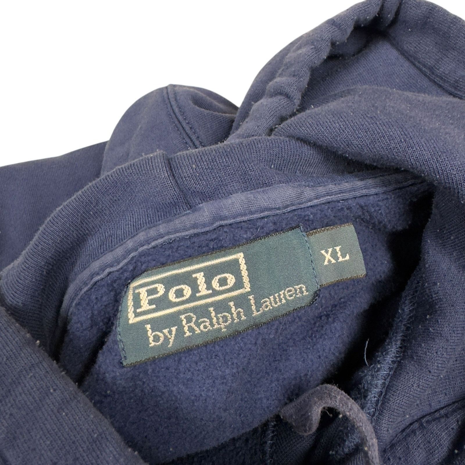 Polo Ralph Lauren × Vintage Polo Ralph Lauren Blue Cotton Hoodie XL Size US XL / EU 56 / 4 - 5 Thumbnail