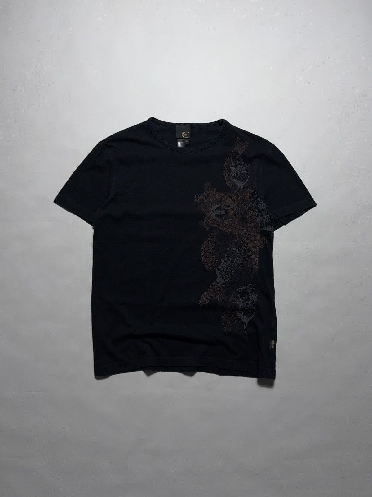 Just Cavalli Vintage Roberto Cavalli T-Shirt Paint Art Designer Size US L / EU 52-54 / 3 - 1 Thumbnail