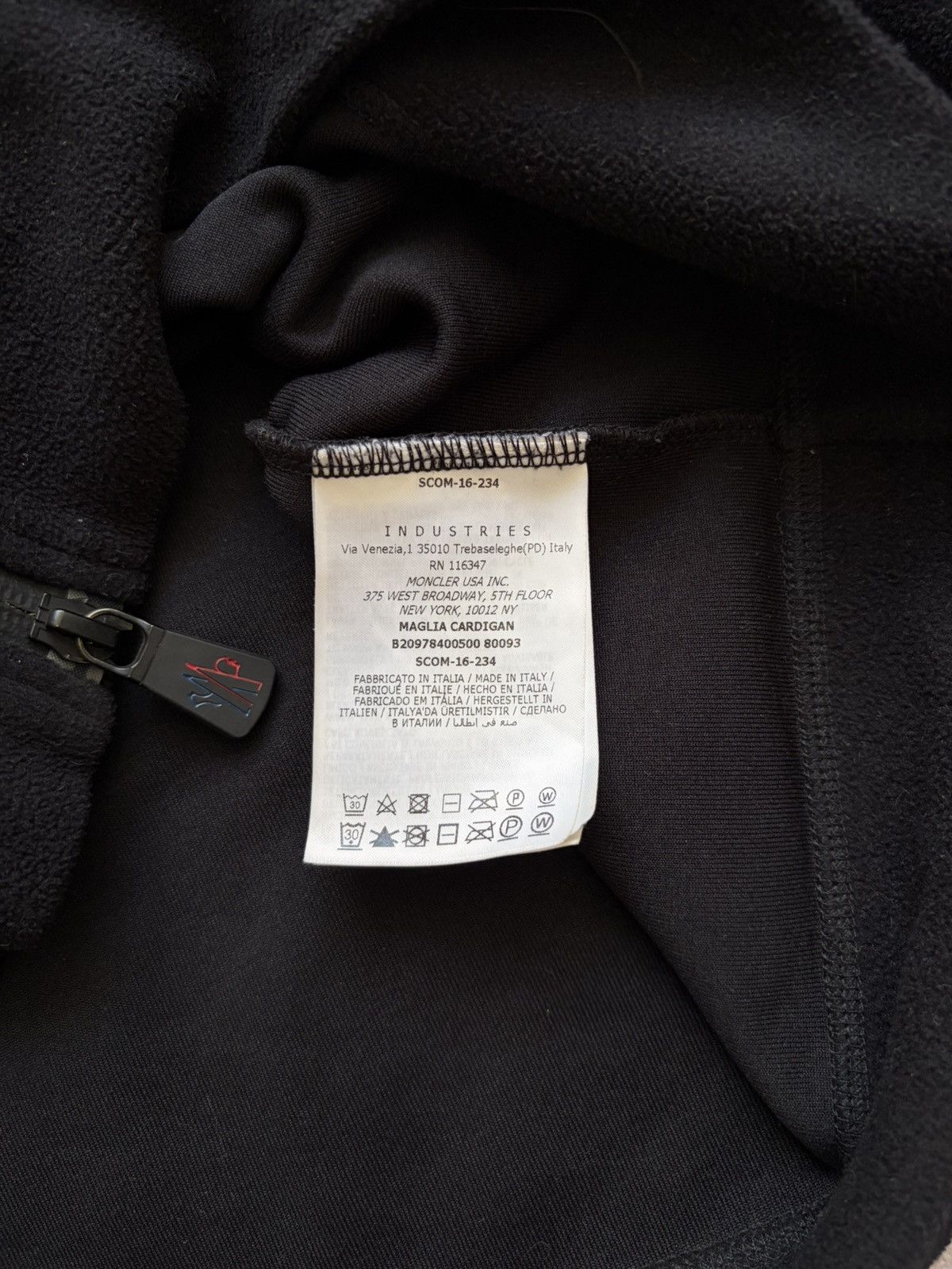 Moncler Grenoble Moncler Grenoble Maglia Black Fleece Cardigan Size US L / EU 52-54 / 3 - 9 Thumbnail