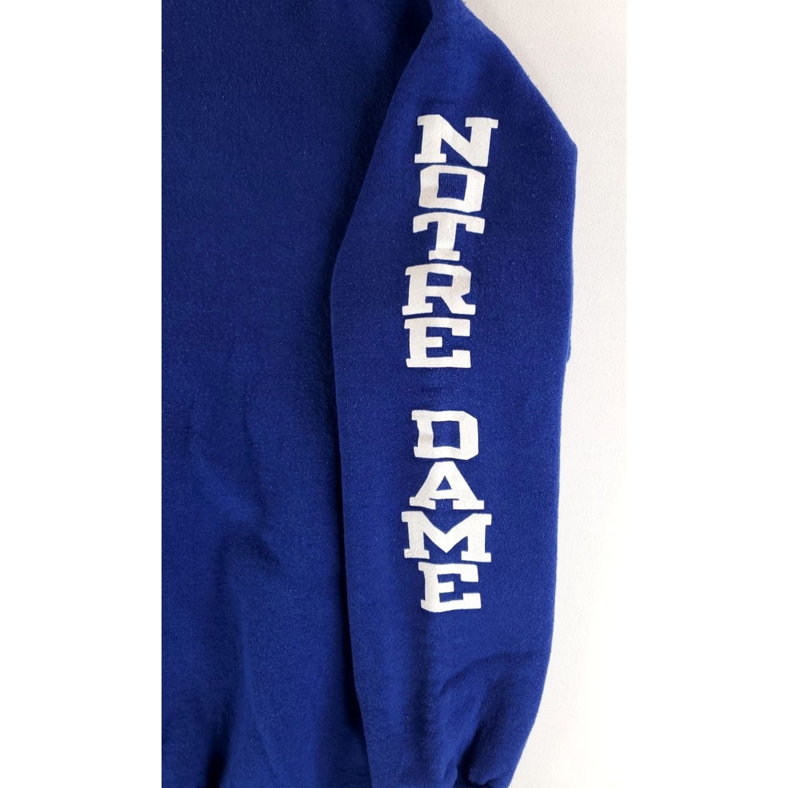 Lee VINTAGE Lee Heavyweight Sweatshirt Notre Dame Miles Blue Made USA Mens L Shirt Size US L / EU 52-54 / 3 - 2 Thumbnail