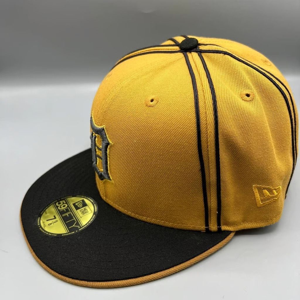 New Era Detroit Tigers Hat Men 7 5/8 Brown World Series Fitted Cap Size ONE SIZE - 3 Thumbnail