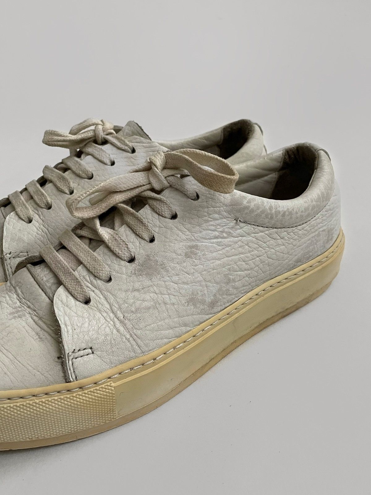 Acne Studios Acne Studios leather platform distressed shoes Size US 8 / IT 38 - 4 Thumbnail