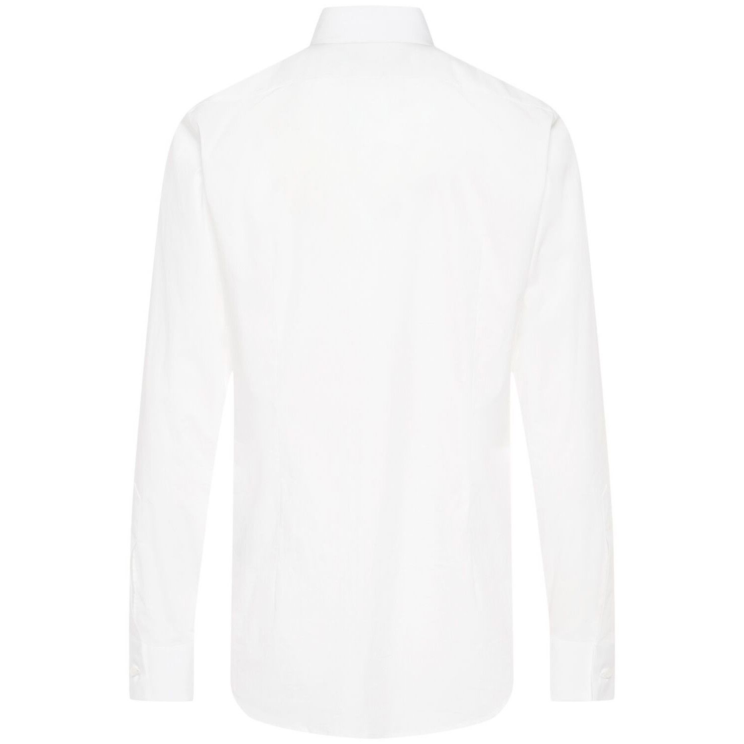 Dsquared2 DSQUARED2 White Easy Slim Tuxedo Shirt New & Authentic (Men' Size US XXL / EU 58 / 5 - 2 Thumbnail