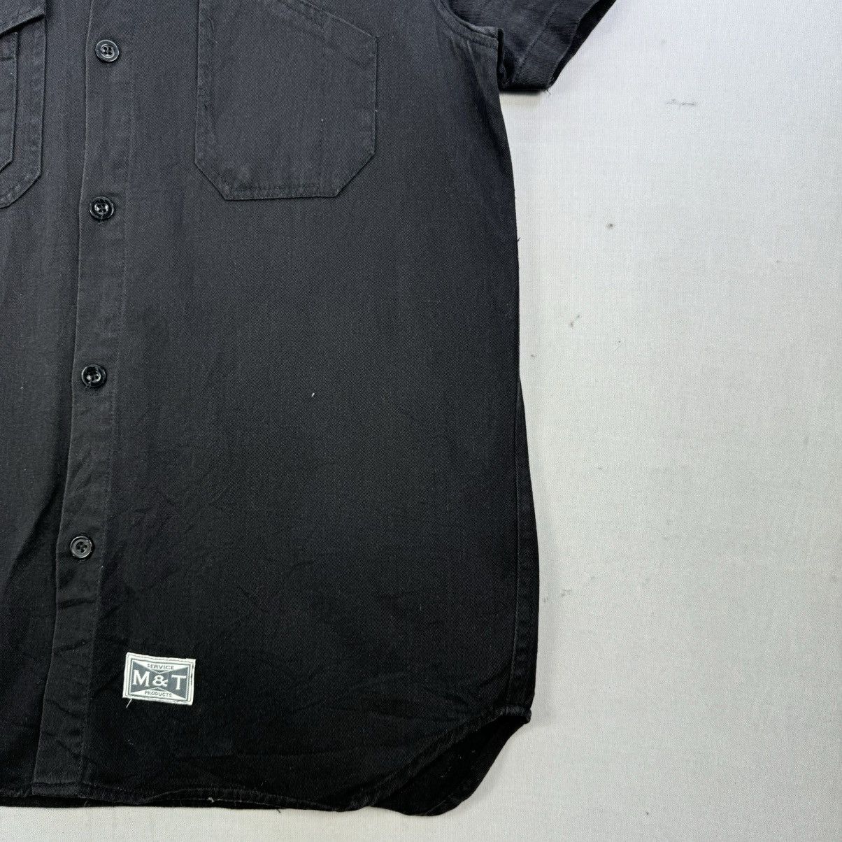 Japanese Brand Manhattan Short Sleeve Work Shirt Size US M / EU 48-50 / 2 - 4 Thumbnail