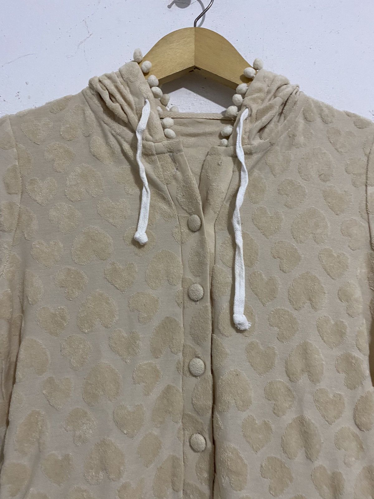 If Six Was Nine Japanese velvet hearts shaped hoodie kmrii goa styled Size US S / EU 44-46 / 1 - 2 Thumbnail