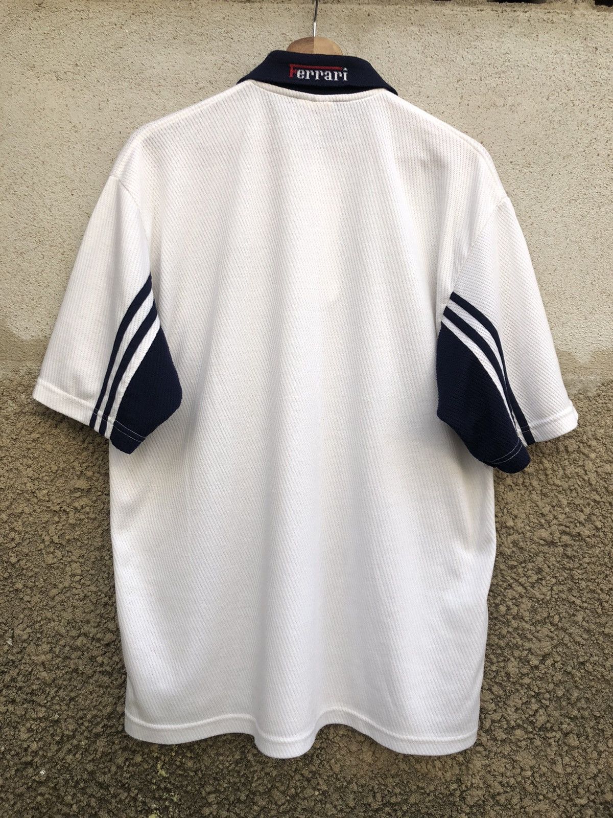 Ferrari × Vintage Vintage 90s Ferrari Polo-Tee Size US L / EU 52-54 / 3 - 3 Thumbnail
