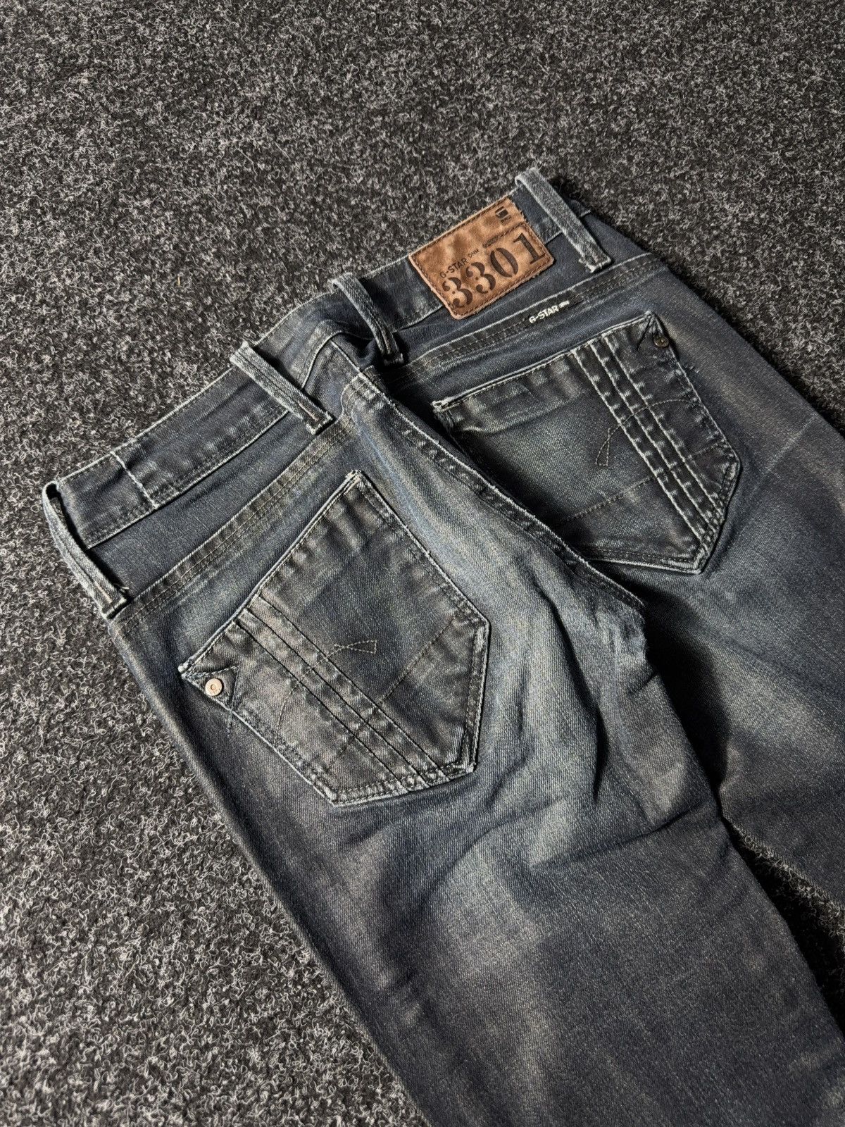 G-Star × If Six Was Nine × Vintage Vintage 90s Avant Garde G-Star RAW denim pants y2k style Size 28" / US 6 / IT 42 - 12 Thumbnail