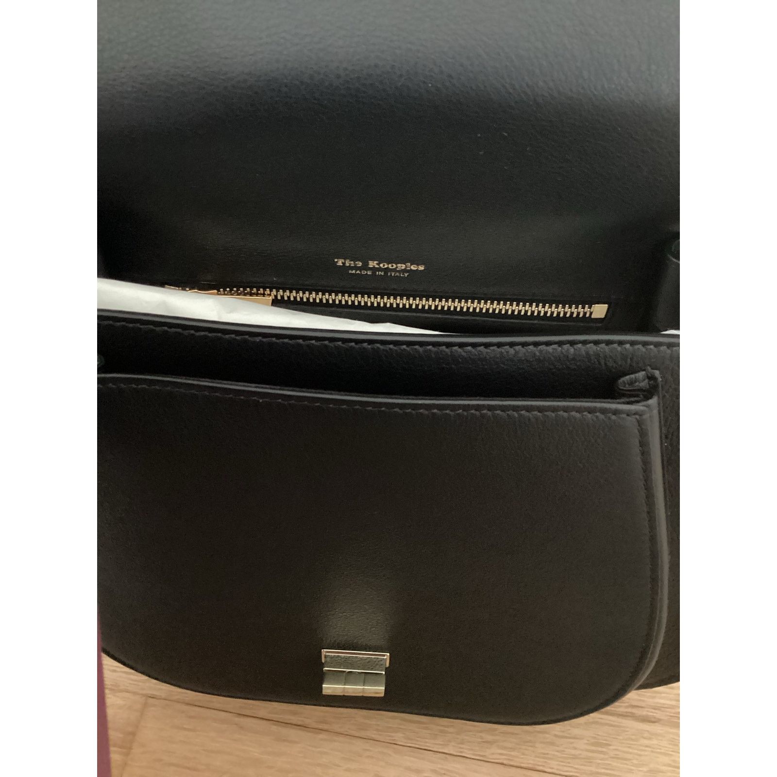 The Kooples NWT The Kooples Besace Lrg Hobo Crossbody Black Leather $485 Size ONE SIZE - 7 Thumbnail