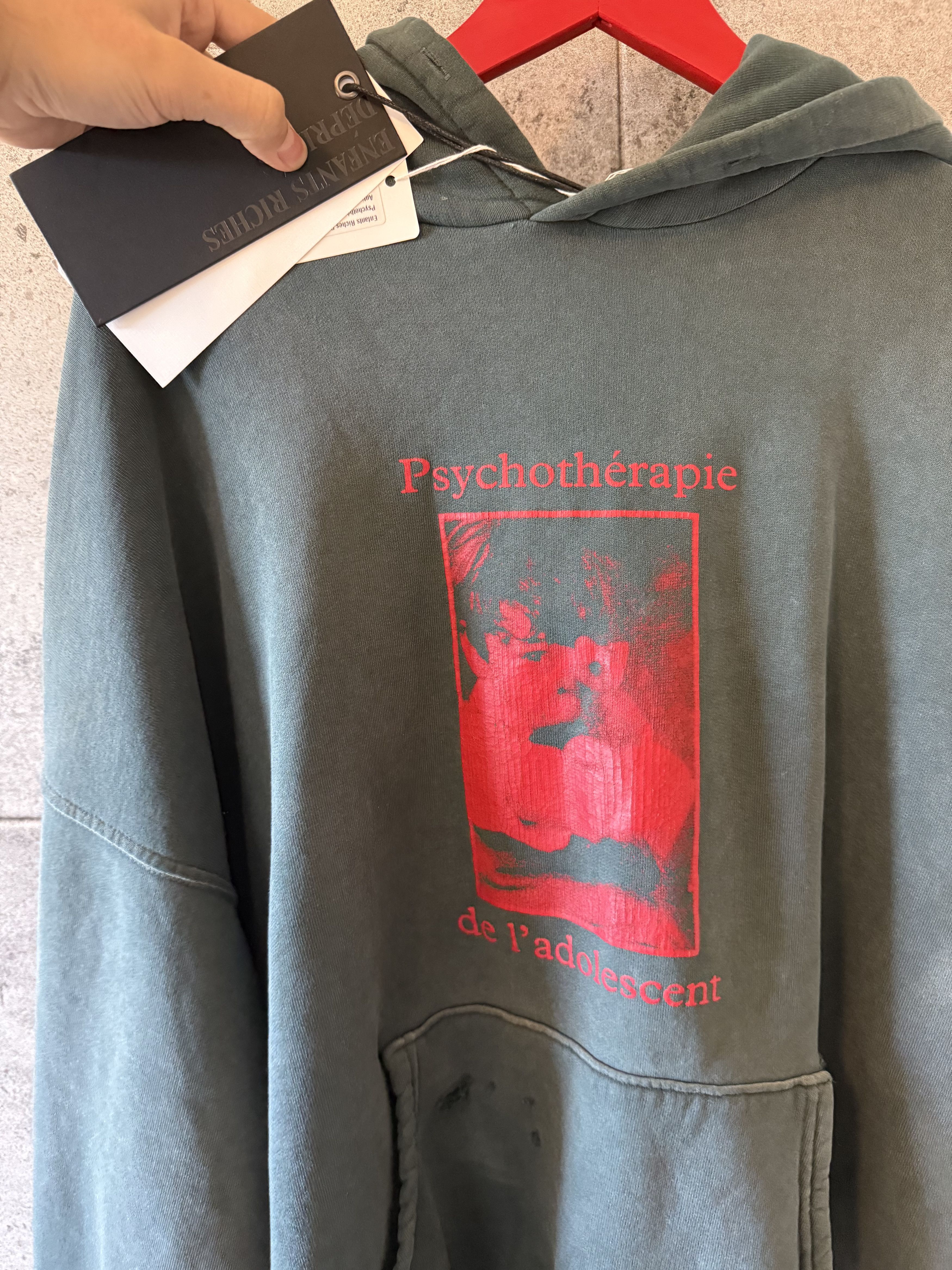 Enfants Riches Deprimes Enfants riches deprimes PSYCHOTHÉRAPIE HOODIE Size US XL / EU 56 / 4 - 5 Thumbnail