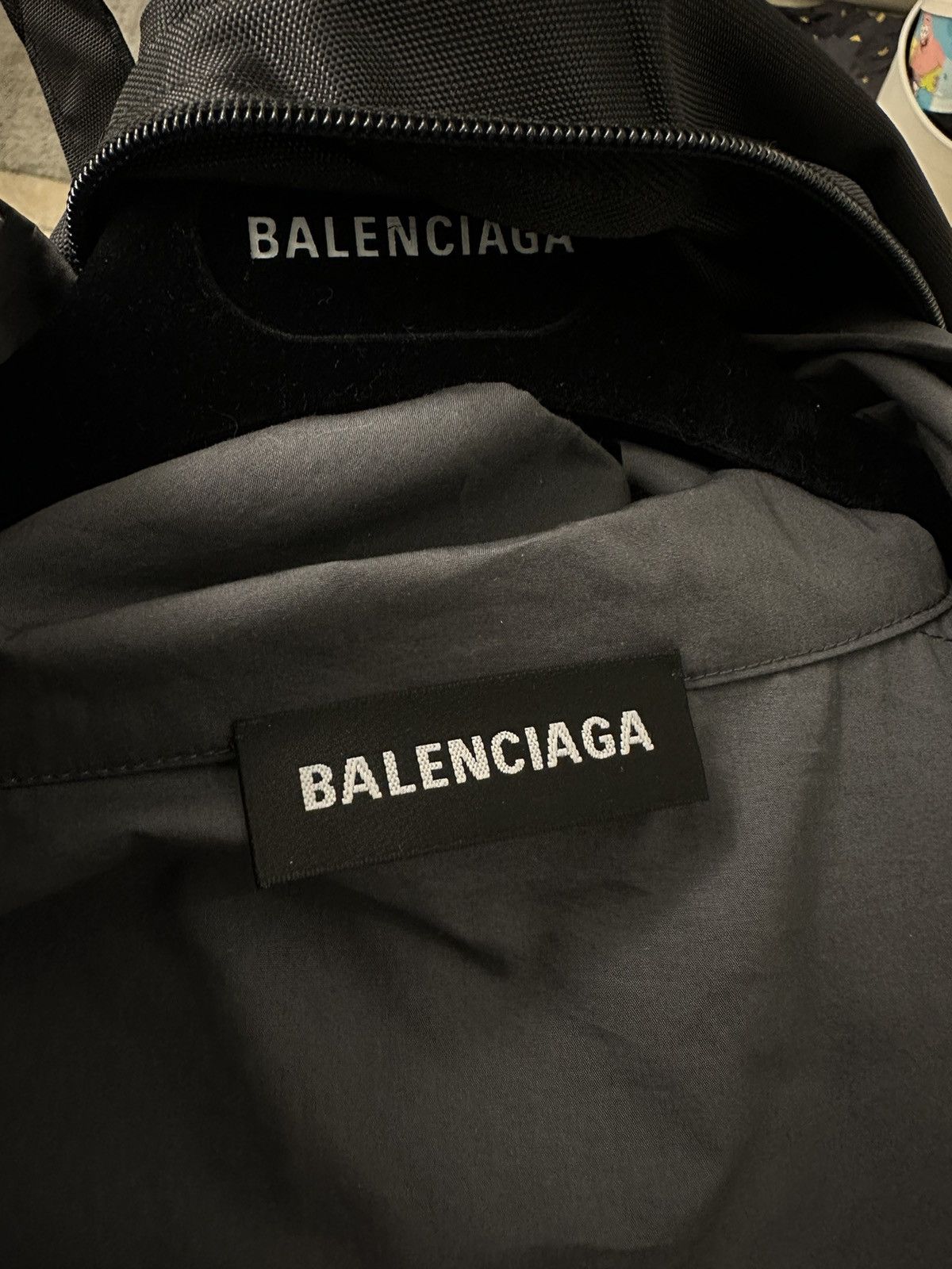 Balenciaga SS17 Original Navy Logo Track Jacket Size US XL / EU 56 / 4 - 6 Thumbnail