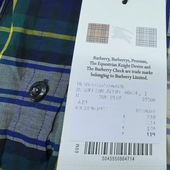 Burberry Burberry Burberry Plaid Print Long Sleeve Shirt for Men-25 Size US M / EU 48-50 / 2 - 5 Thumbnail