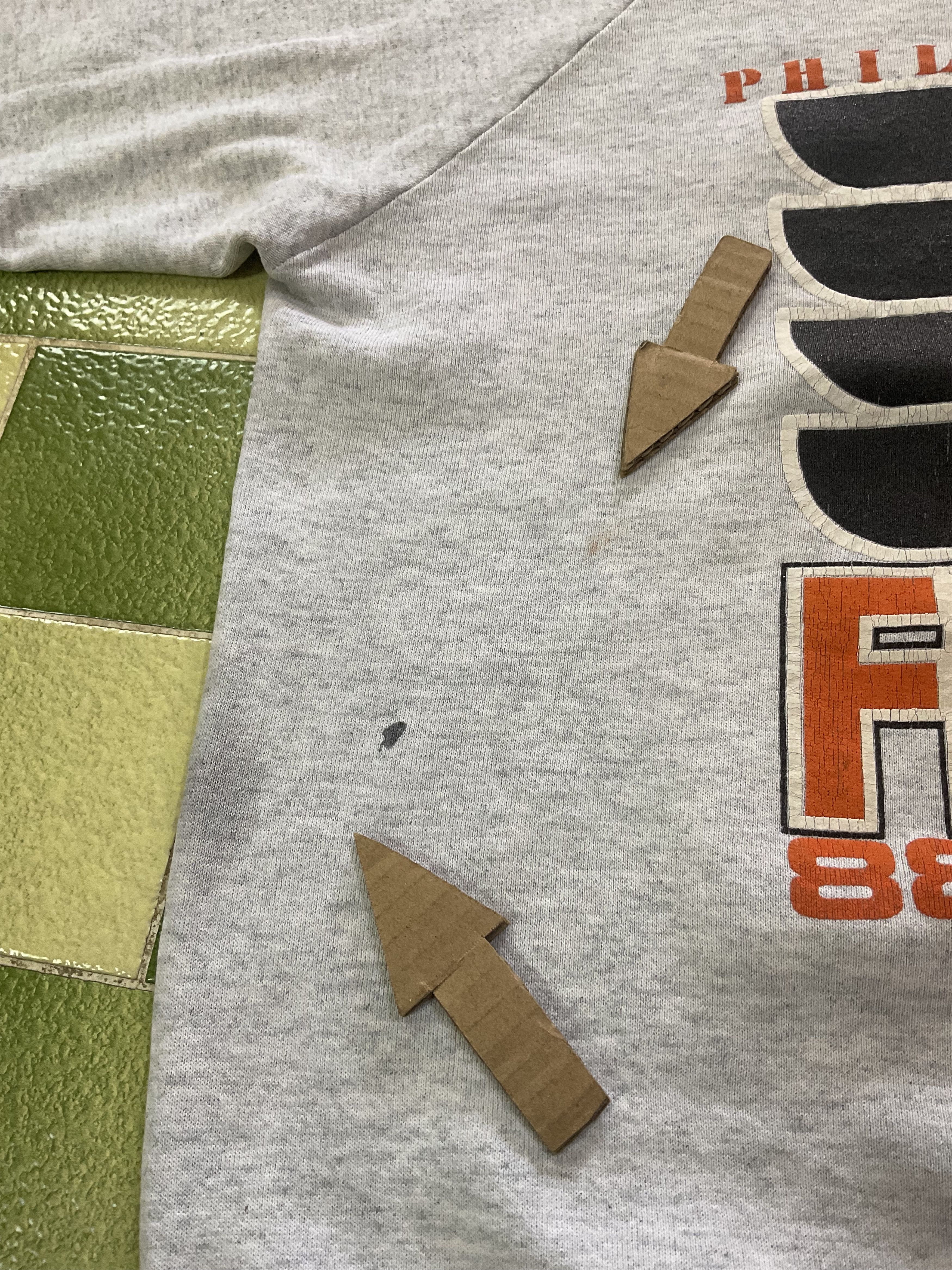 NHL Vintage 90s NHL Philadelphia Flyers Eric Lindros Sweatshirt Size US L / EU 52-54 / 3 - 7 Thumbnail