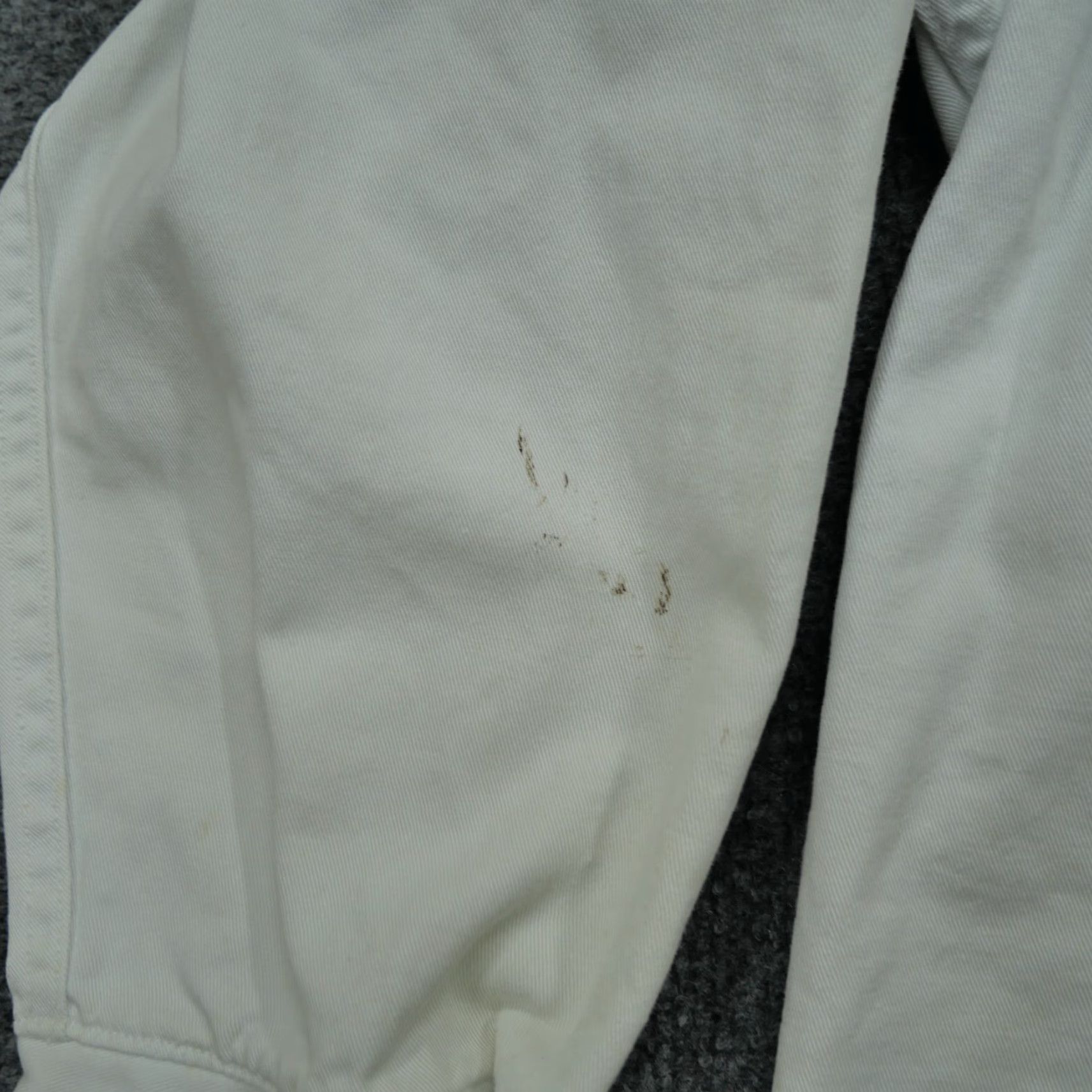 Delta VINTAGE Sigma Delta Theta Jacket Womens M White Canvas Zip Size M / US 6-8 / IT 42-44 - 5 Thumbnail