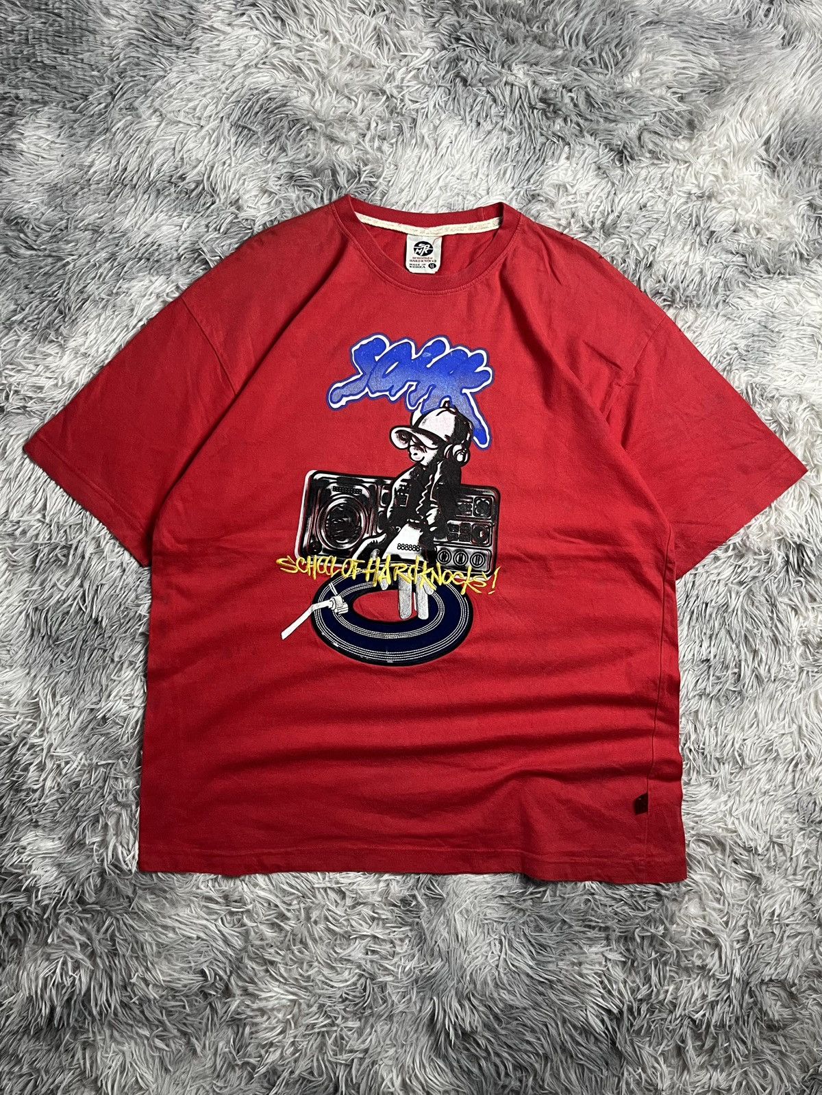 Southpole Vintage sohk school of hard knocks T-shirt Size US XL / EU 56 / 4 - 4 Thumbnail