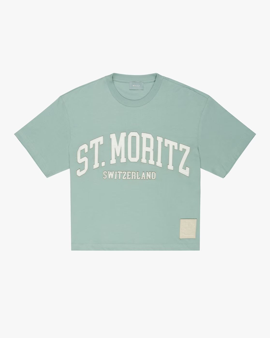 Bally o1y1224 Short Sleeves Cotton T-Shirt in Sage Green Size US M / EU 48-50 / 2 - 1 Thumbnail