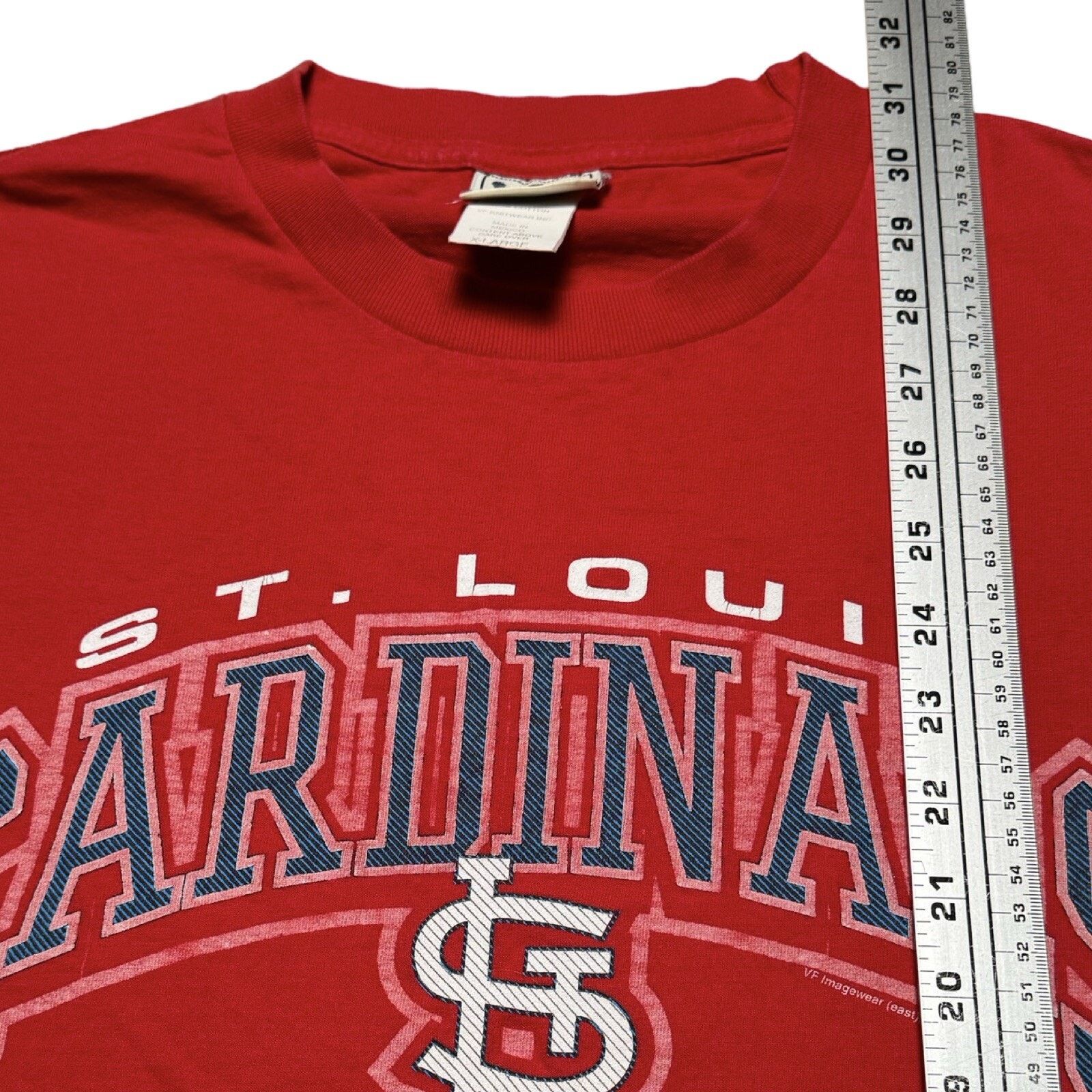 Lee Vintage Y2K MLB ST Louis Cardinals Graphic T Shirt Red XL Size US XL / EU 56 / 4 - 4 Thumbnail