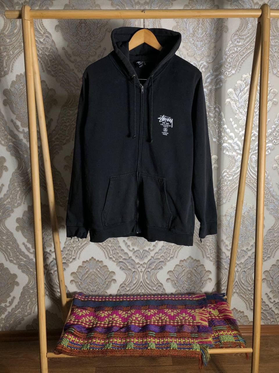 Stussy VINTAGE STUSSY ZIP HOODIE JACKET RETRO JAPAN STYLE Y2K 90s Size US XL / EU 56 / 4 - 2 Thumbnail