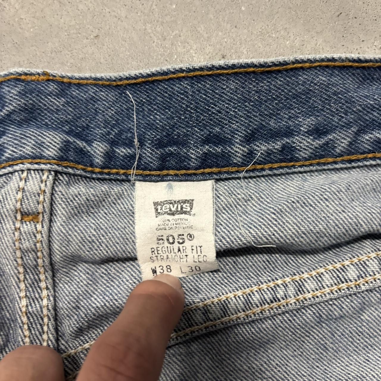 Levi's × Vintage Crazy Vintage 90s Faded Levi’s Distressed Denim Jeans! Size US 36 / EU 52 - 8 Thumbnail