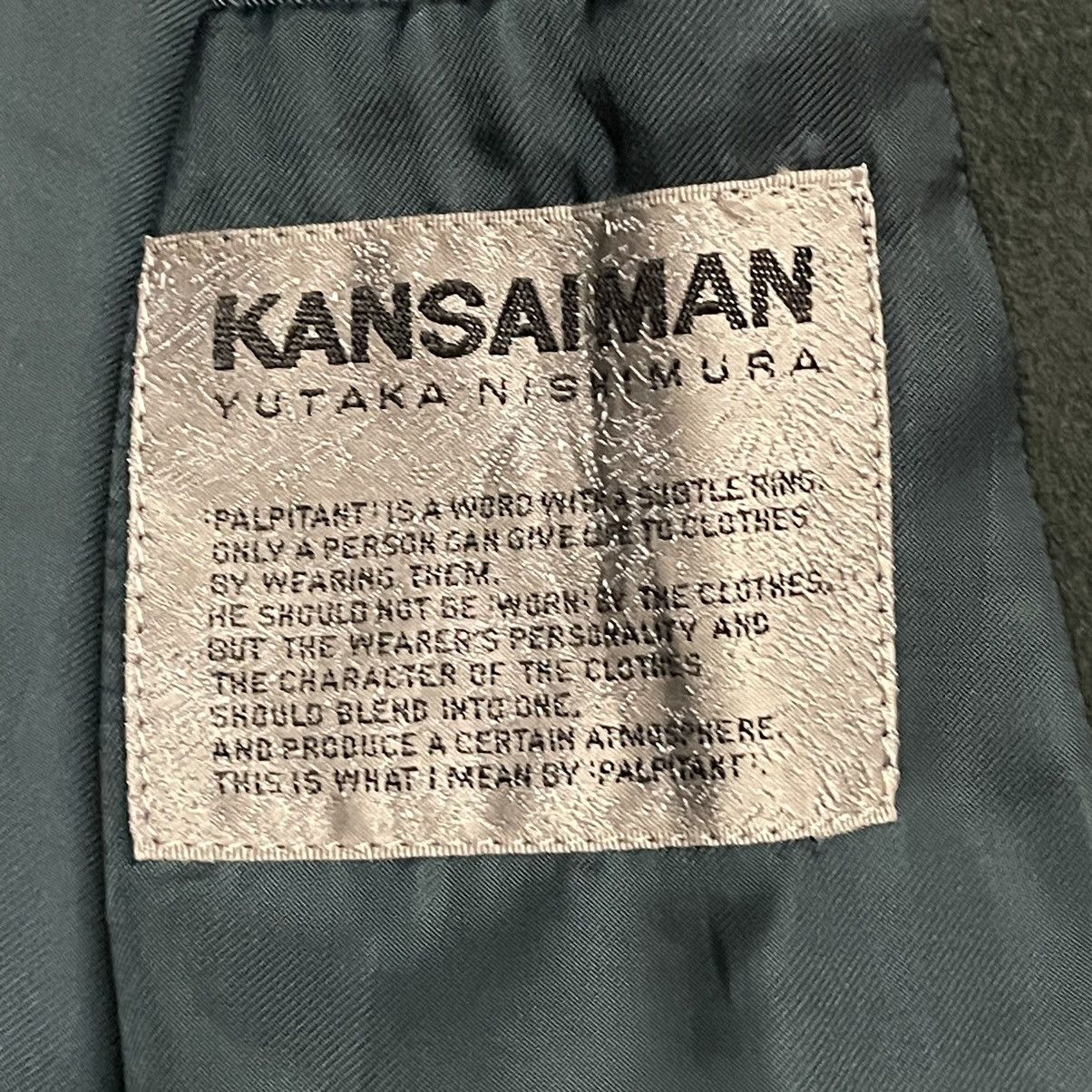 Kansai Yamamoto Vintage Kansai Man by Yutaka Nishimura Belted Wool Long Coat Size US XL / EU 56 / 4 - 7 Thumbnail