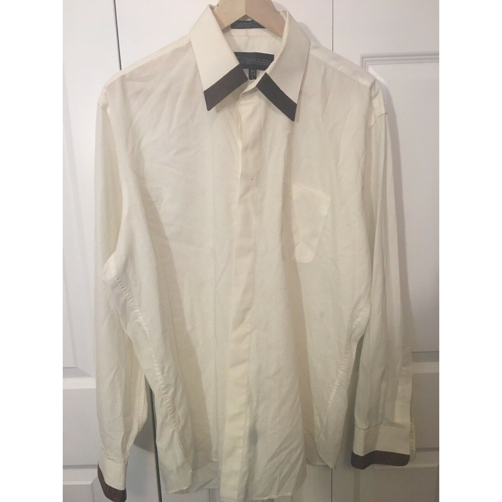 Other Diamanté Couture Collection Long Sleeve White Shirt Sz L But Size US L / EU 52-54 / 3 - 2 Thumbnail