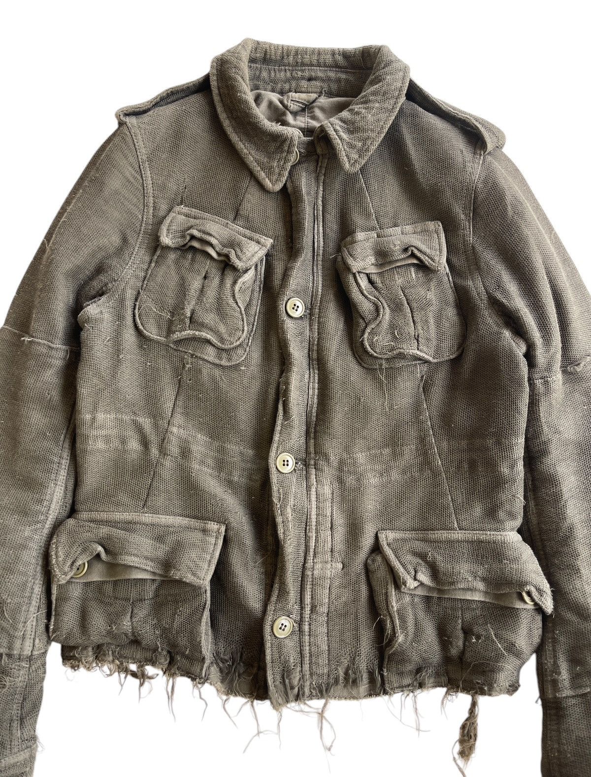 Maison MIHARA YASUHIRO AW05 Miharayasuhiro distressed Pattern cargo jacket Size M / US 6-8 / IT 42-44 - 19 Thumbnail