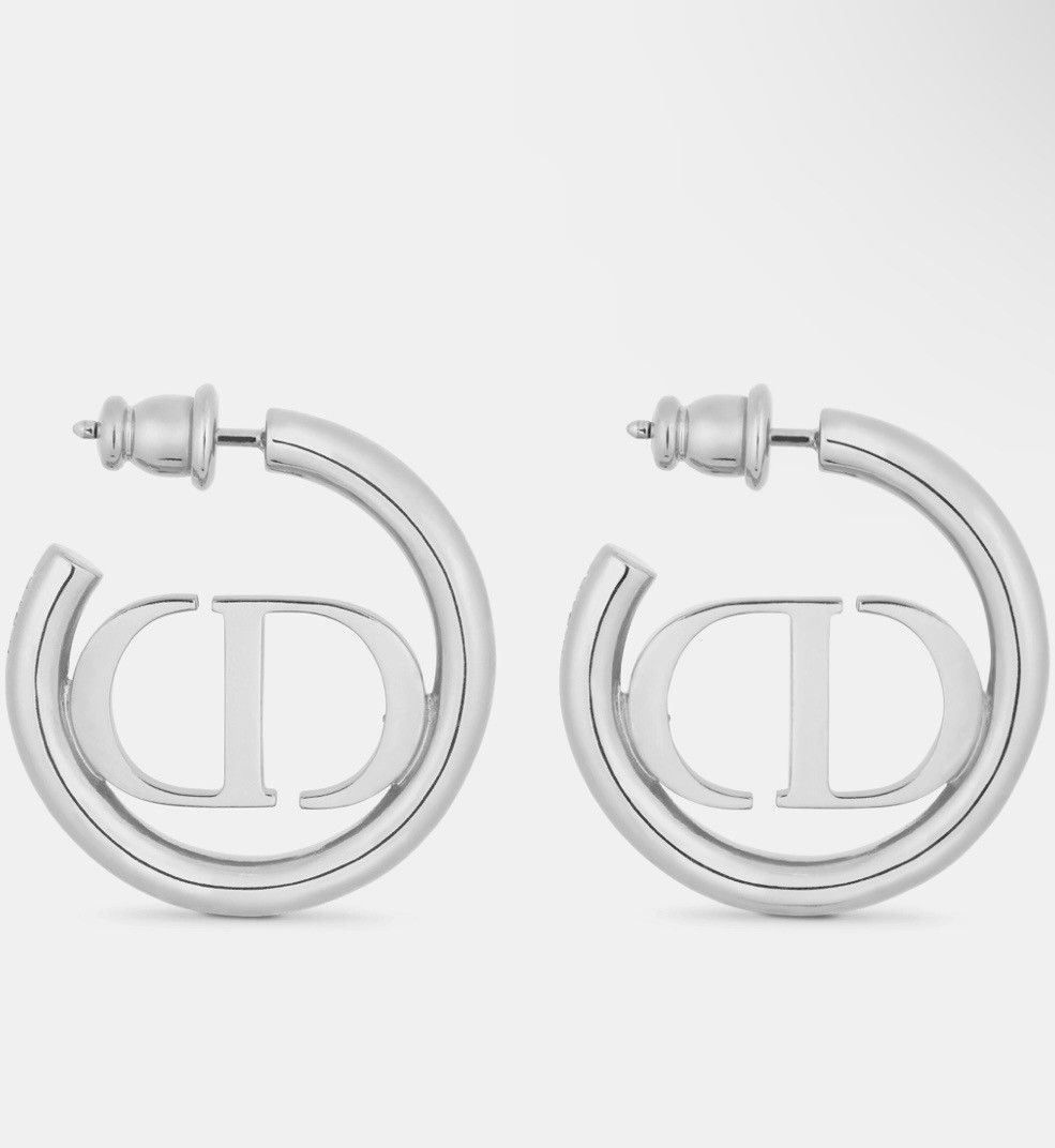 Dior Christian Dior 30 MONTAIGNE EARRINGS Silver-Finish Metal Size ONE SIZE - 2 Thumbnail