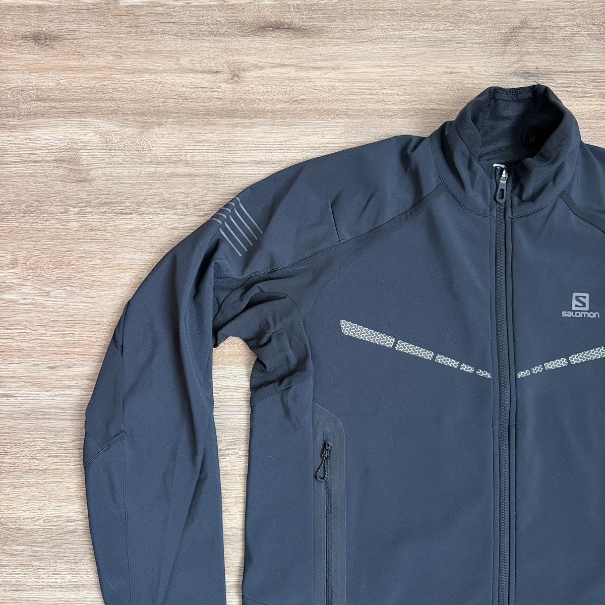 Salomon Salomon RS Warm Softshell Men's Jacket Dark Blue Black Size US XL / EU 56 / 4 - 4 Thumbnail