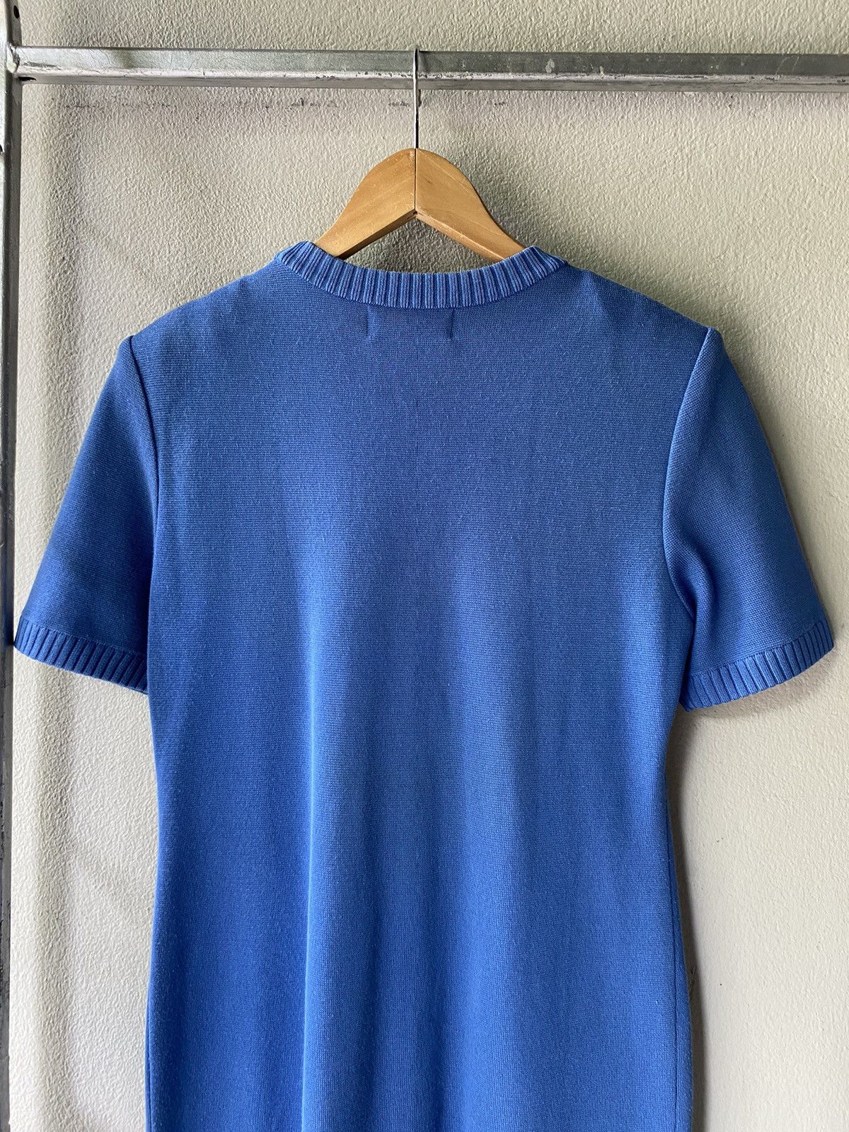 Yves Saint Laurent Yves Saint Laurent vintage knitted blue dress Size ONE SIZE - 9 Thumbnail