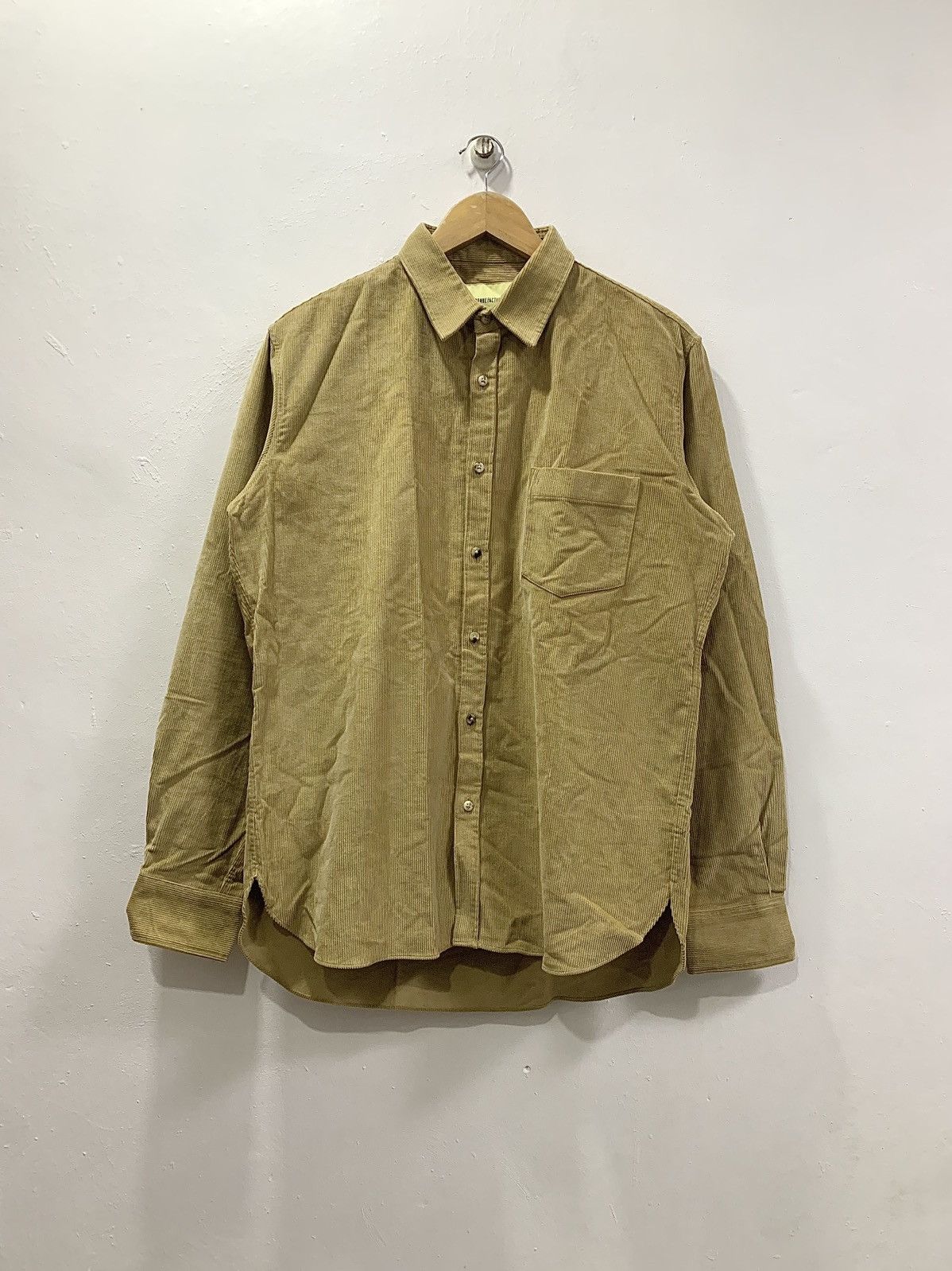 De Bonne Facture DE BONNE FACTURE BUTTON-DOWN COLLAR COTTON-CORDUROY SHIRT Size US L / EU 52-54 / 3 - 2 Thumbnail