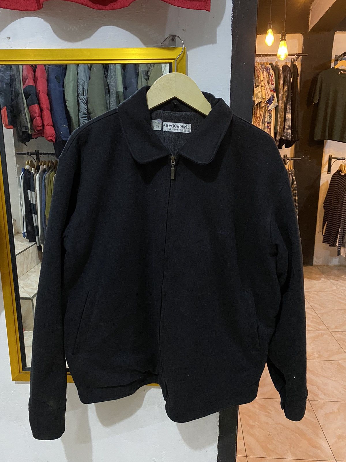 Giorgio Armani Jacket workwear woll Giorgio armani vintage Size US L / EU 52-54 / 3 - 2 Thumbnail