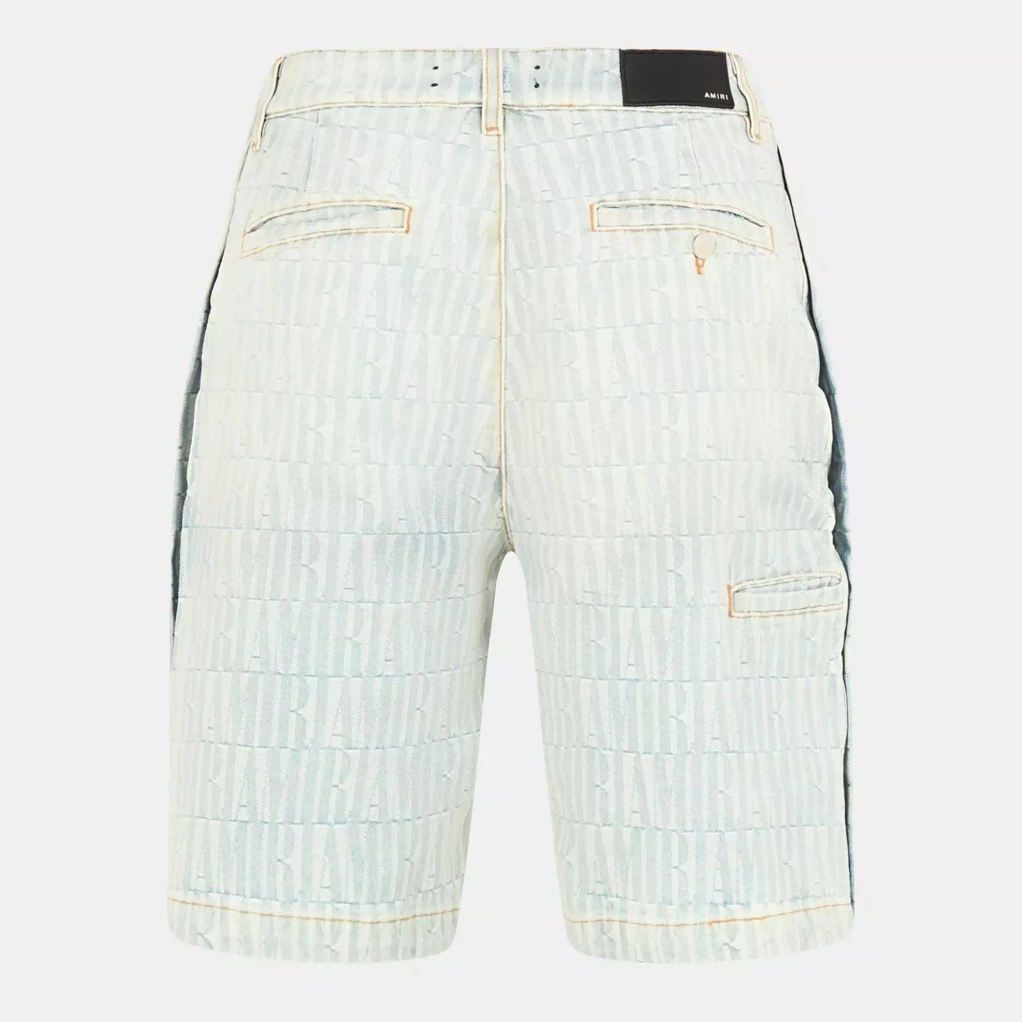Amiri o1g2r1mq0426 Jacquard Denim Shorts in Multicolor Size US 34 / EU 50 - 2 Thumbnail