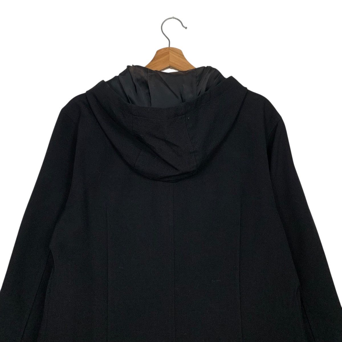 Takeo Kikuchi Takeo Kikuchi Hooded Wool Black Long Jacket Size US S / EU 44-46 / 1 - 8 Thumbnail