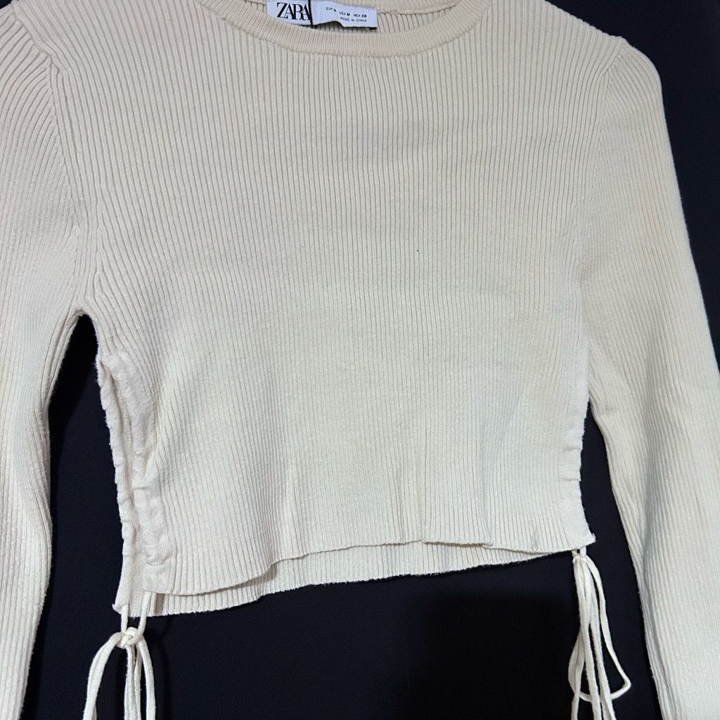Zara Zara ribbed long sleeved top Size S / US 4 / IT 40 - 5 Thumbnail