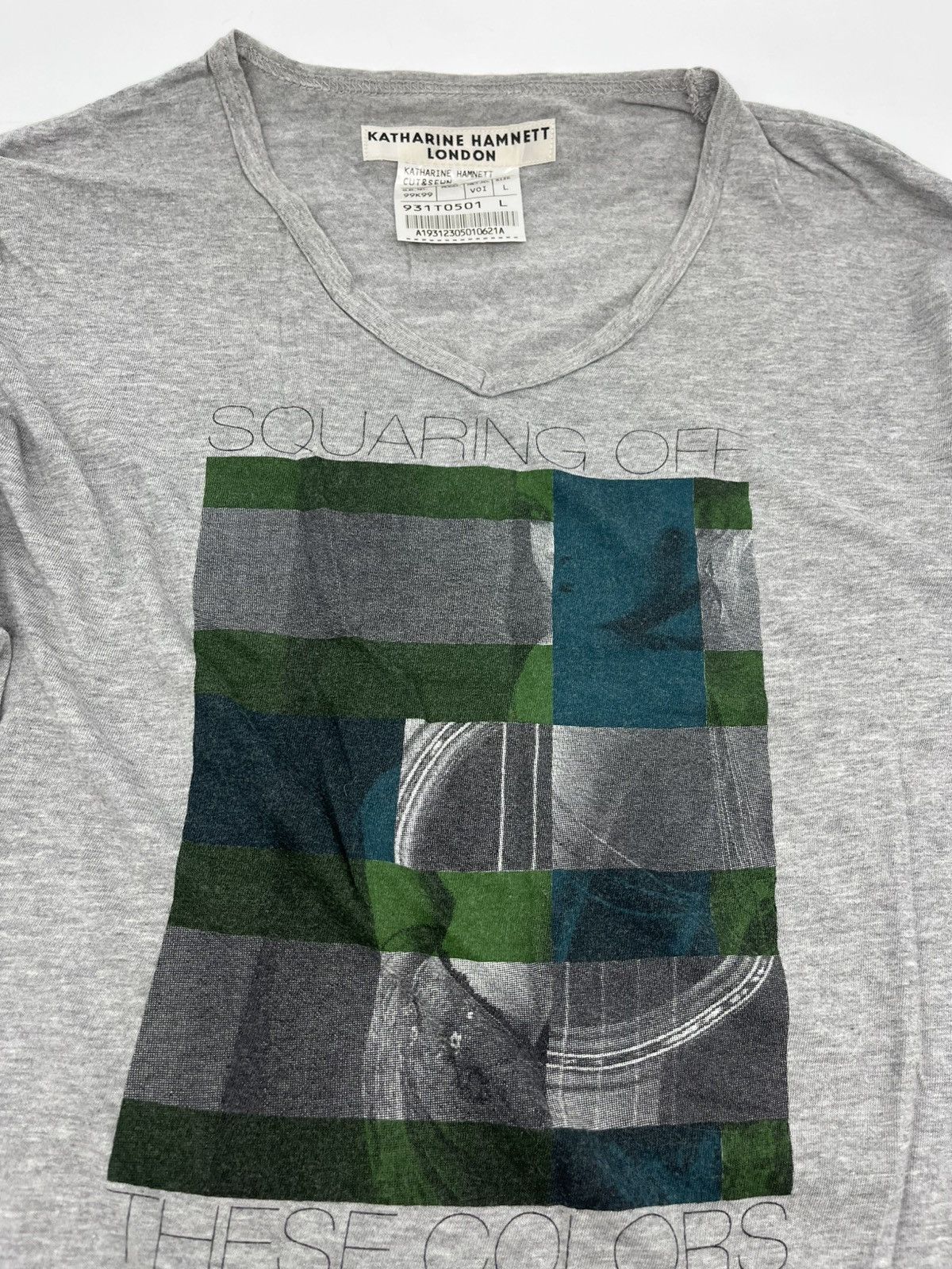 Katharine Hamnett London Katherine Hamnett London Long Sleeve Tshirt Size L / US 10 / IT 46 - 3 Thumbnail