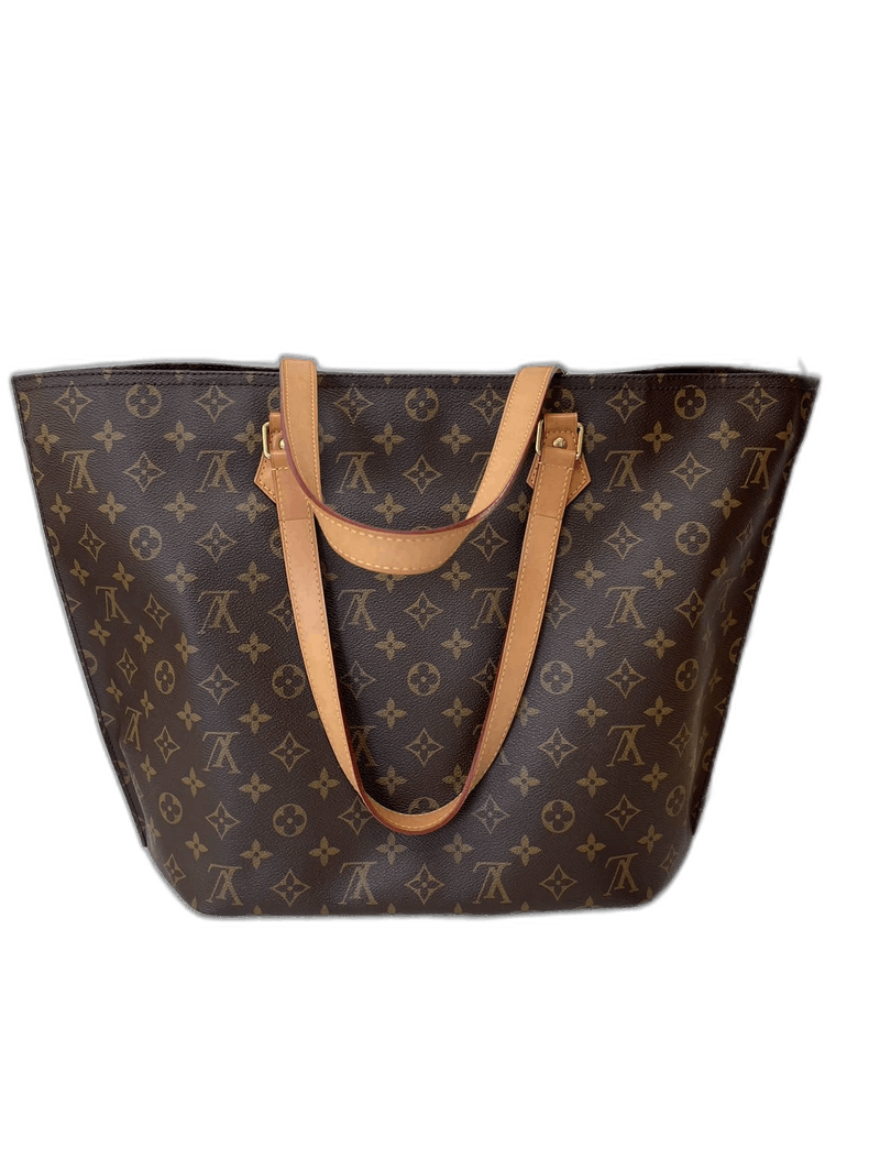 Louis Vuitton LV Monogram Tote Bag with Leather Handles Size ONE SIZE - 1 Thumbnail