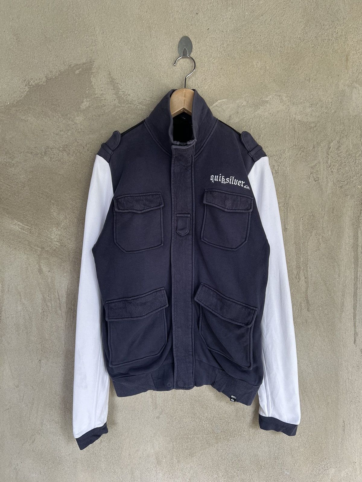 Quiksilver Vintage Quiksilver Tactical Pocket Jacket Size US S / EU 44-46 / 1 - 2 Thumbnail