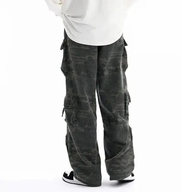 Japanese Brand Baggy Pocket Artic Camo Punk Cargo Pants Size US 30 / EU 46 - 3 Thumbnail