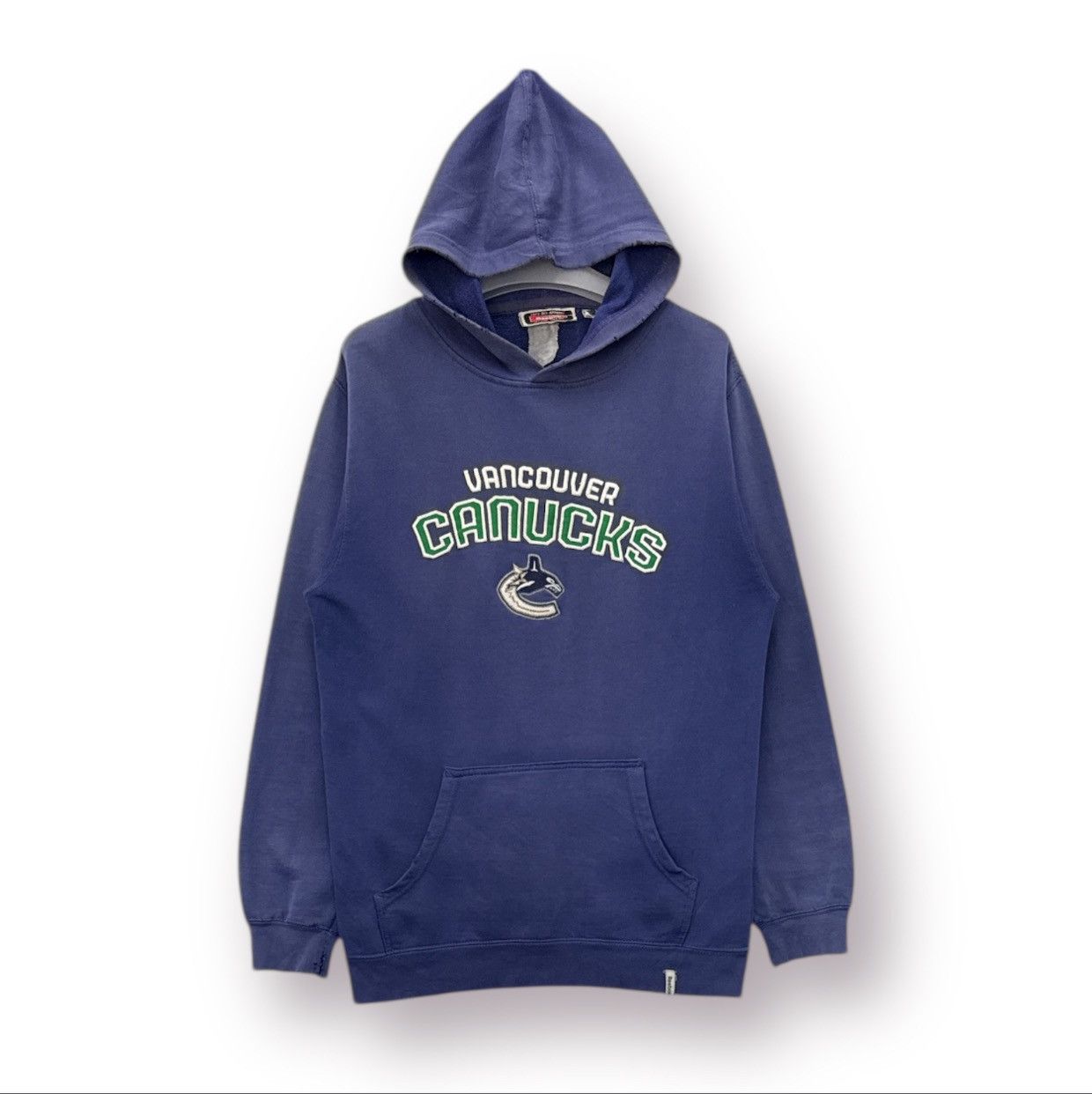 Crash Vancouver × Reebok × Vintage 🔥 Vintage Reebok Hockey Ice Vancouver Canuks Hoodie Sweat Size US S / EU 44-46 / 1 - 1 Thumbnail