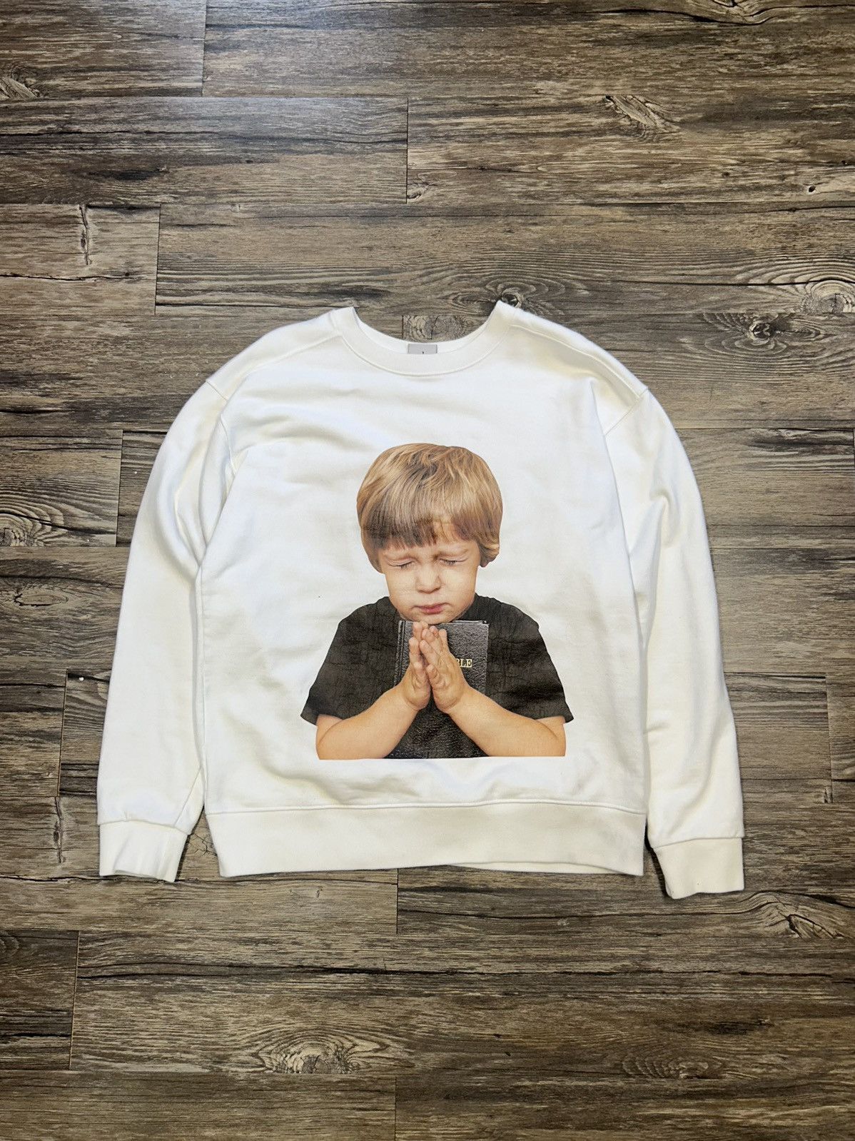 Acme Clothing Acmé De La Vie Praying Child Sweatshirt Size US L / EU 52-54 / 3 - 1 Thumbnail