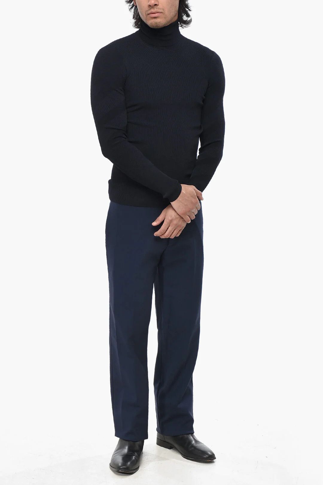 Off-White og1mm0526 High-Neck Sweater in Black Size US L / EU 52-54 / 3 - 4 Thumbnail