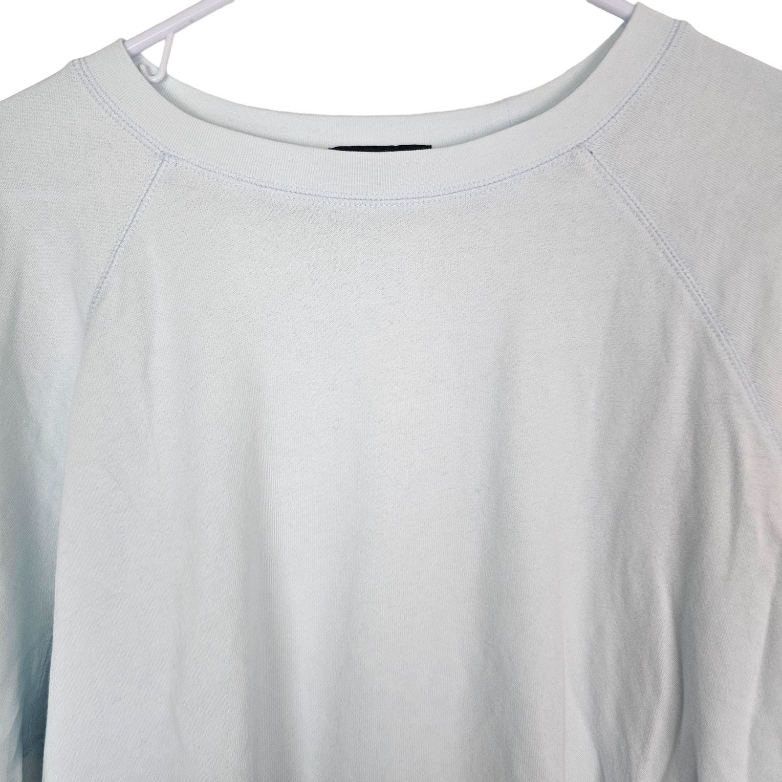 J.Crew J. Crew Womens Pullover Sweatshirt Size XS Light Blue Preppy Size XS / US 0-2 / IT 36-38 - 2 Thumbnail
