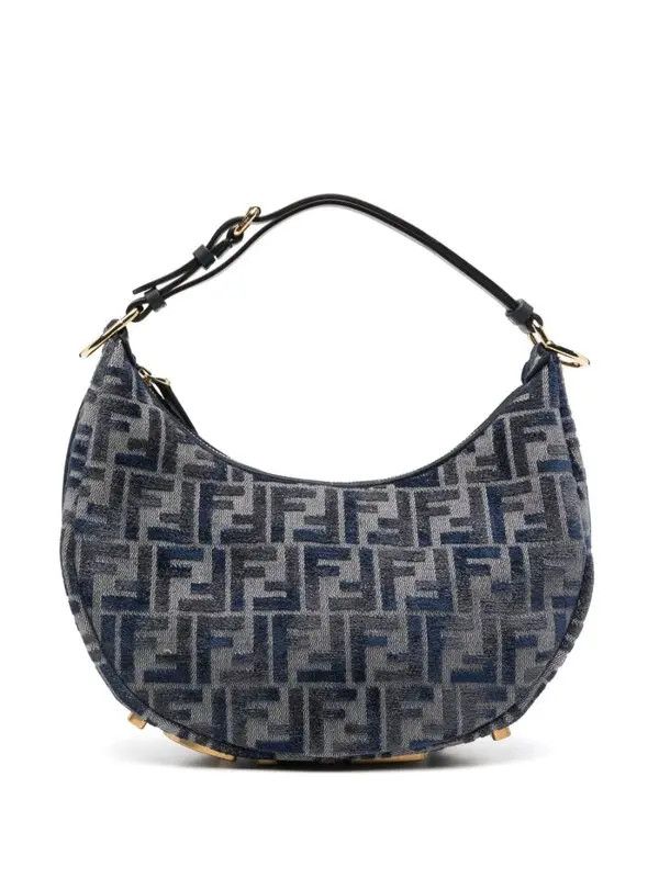 Fendi o1s1wg111125 Size: OS/ Fendigraphy Small in Nevy Blue Size ONE SIZE - 1 Thumbnail