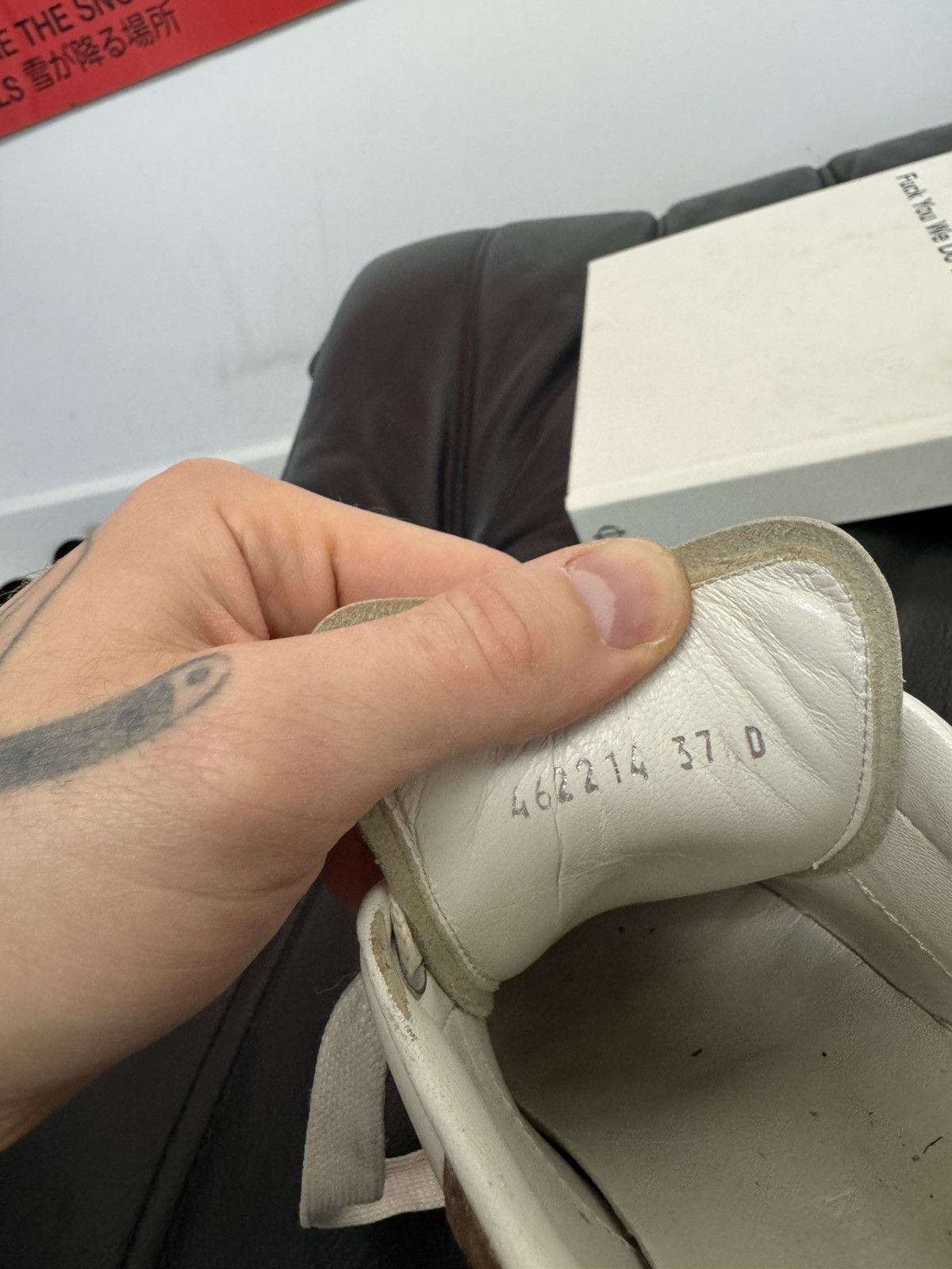 Alexander McQueen Alexander Mcqueen Oversize Sneakers Women White Leather Size US 7 / IT 37 - 8 Thumbnail