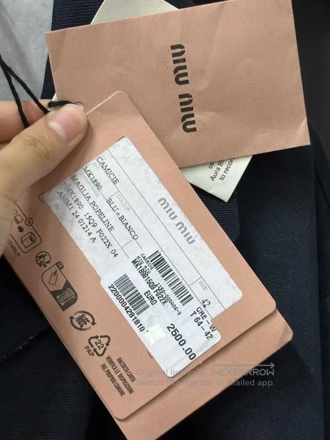 Miu Miu Miu Miu Two-Tone Knitted Jacket. Size M / US 6-8 / IT 42-44 - 7 Thumbnail