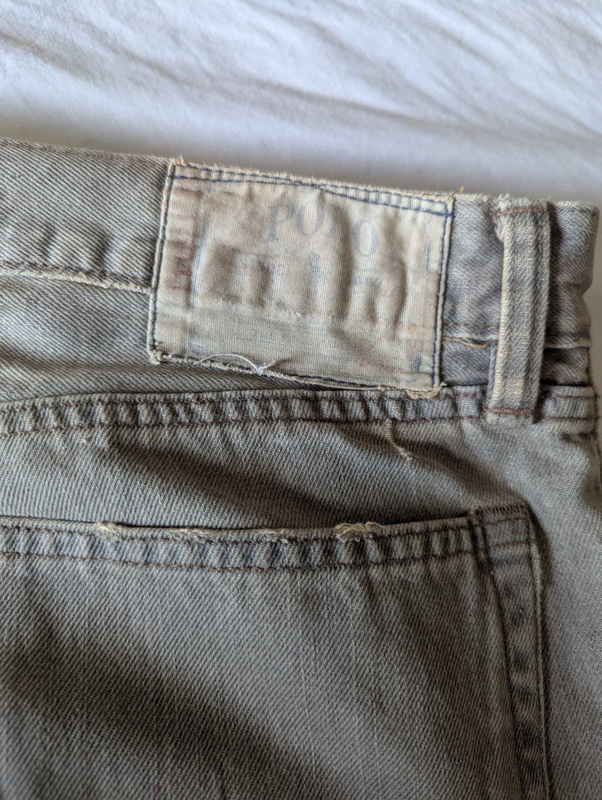 Other Polo by Ralph Lauren Vintage Gray Jeans Size US 35 - 3 Thumbnail