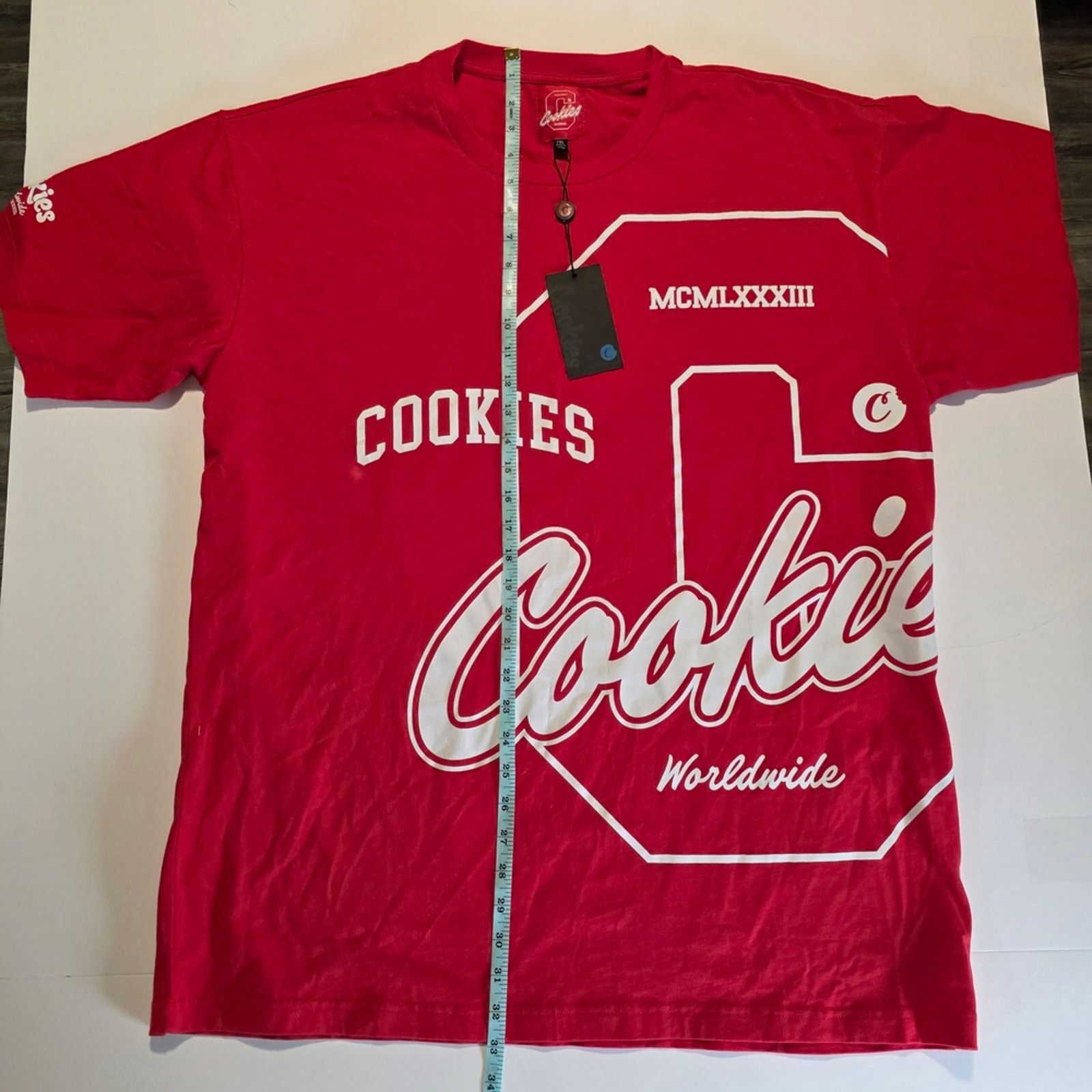 Cookies Cookies Red Short Sleeve Tee 2XL!! Size US XXL / EU 58 / 5 - 1 Thumbnail