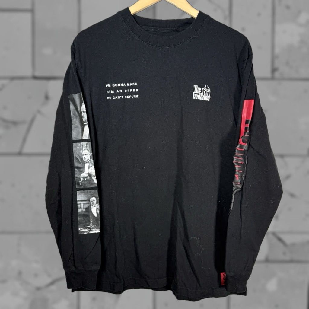 Vintage VINTAGE The Godfather 50 Years Black Graphic Long Sleeve Shirt Mens Size L Size US L / EU 52-54 / 3 - 1 Thumbnail