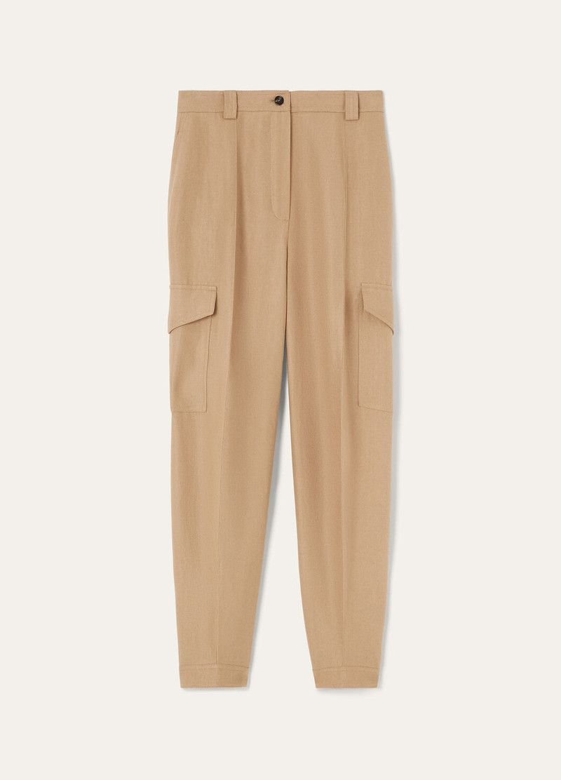 Loro Piana o1srvl11e0526 FAP0477 Blade Cargo Pant in Light Brown Size 26" / US 2 / IT 38 - 1 Thumbnail